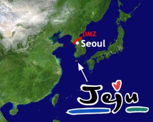 Jeju Island, location Jeju Island